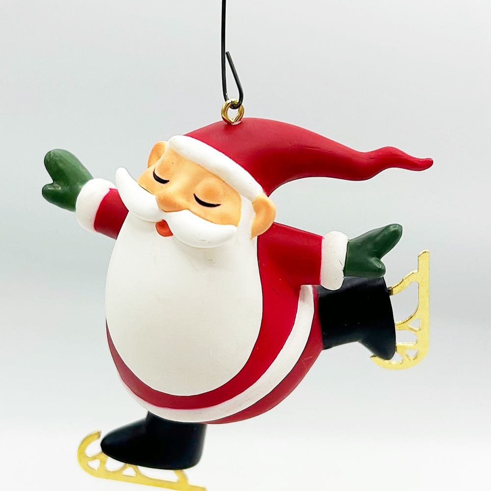 Skating Santa‎ 2013 Hallmark Ornament Christmas